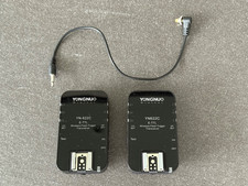 2x YONGNUO YN622C E-TTL Wireless Flash Trigger Transceiver plus cable - like new