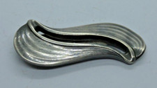 21063/ Art Deco Tuchklammer ? Schuhspange Silber 835  Länge ca. 53 mm