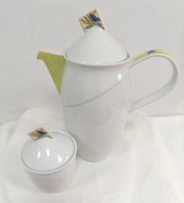 Rosenthal Porzellan Kaffeekanne  und Zuckerdose Avenue Florence Frogdesign