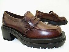 Loeffler Randall Saige Plateau Slipper Loafer Halbschuhe Damen Schuhe Leder Gr40