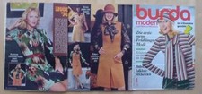 Burda Moden 01/74 Hüte Hose Mäntel Bluse Stickereien Folklore Stricken 70er Kult