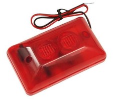 12V 108dB Alarmsirene Alarm Sirene Alarmanlage LED Blitzlicht Alarm Signalgeber