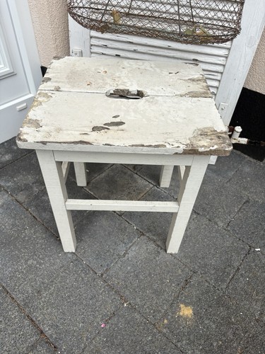 Alter holz schemel - alter, lack