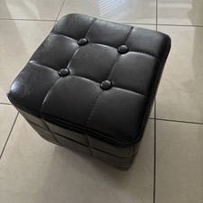 Sitzhocker Echtleder