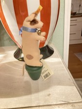 Steiff Schwein auf Kegel