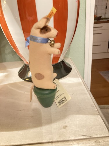 Steiff schwein auf kegel - auf,