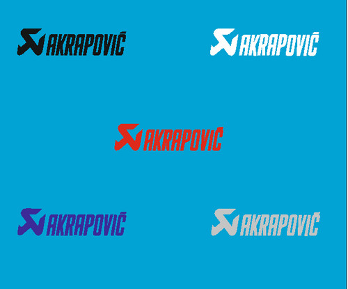 Akrapovic motorrad aufkleber - akrapovic,