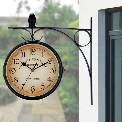 Wanduhr bahnhofsuhr retro - retro, uhr