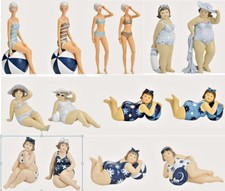 Dicke Frau im Badeanzug