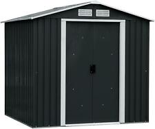 Tepro 7240 Metallgerätehaus Geräteschuppen Riverton anthrazit 2 m x 1,20 m KM2