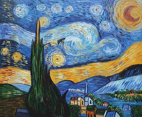 Van gogh sternennacht - -,