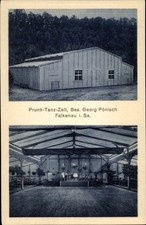 Ak Falkenau Flöha in Sachsen, Prunk-Tanz-Zelt - 11025078