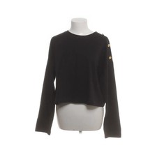 KappAhl, Sweatshirt, Größe: M, Schwarz, Baumwolle, Einfarbig, Sweat, Damen #gFA