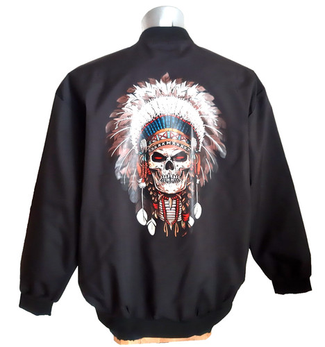 Herren bomberjacke totenkopf - herren,