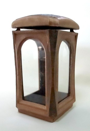 Grablicht bronze massiv 25cm - grablicht,