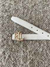 Ralph Lauren Gürtel Weiß Neu