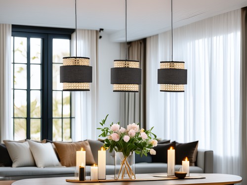 Led pendelleuchte flammig - led,