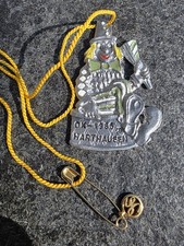 Fastnacht Orden 9cm Metall OK HARTHAUSEN 1986 Fasching