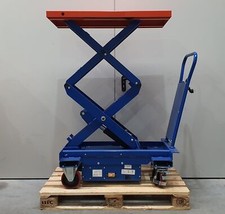 650kg elektrischer Hubplattformwagen Doppelscherenhubtisch Scherenhubwagen 