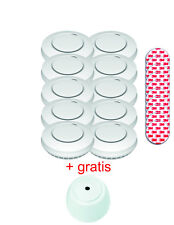 Jeising GS559A 10+1er Set Funkrauchmelder mit Pad und gratis Wassermelder