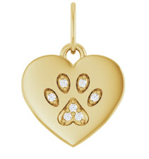 14K Gold 0,02 ctw natürlicher