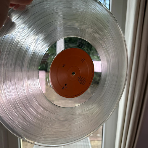 Pearl jam clear vinyl - vs,