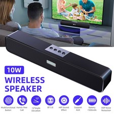 Bluetooth 5.0 Wireless TV Soundbar Lautsprecher Sound Bar Musikbox Subwoofer 10W