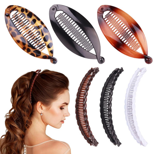 6er set banana clip - 6er,