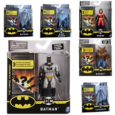 Batman Figuren Spielzeug 6 Stück Super Helden 10cm Set Spielfiguren Spin Master
