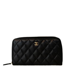 Chanel Gusset Zip Around