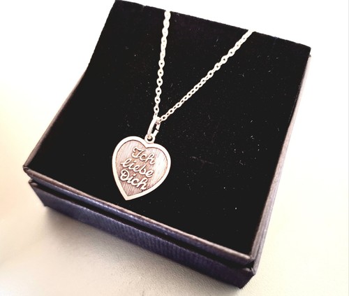 Silber 835 antik kette liebe - silber,