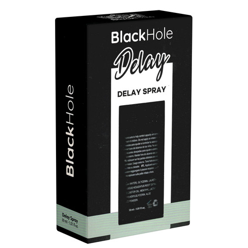 Black hole anal delay spray - black,