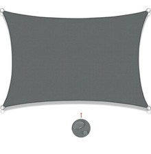 Markise Wasserdicht 95% UV Sonnenschutz-Gebogenes Rechteck-Geeignet für Balkon