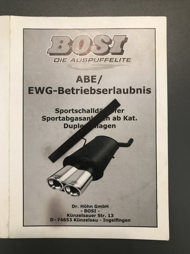 Bosi auspuff opel corsa - bosi,