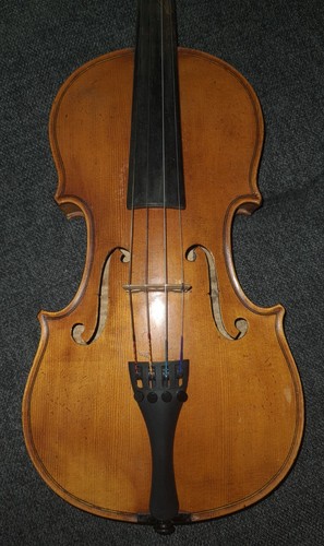 Geige violine mit - mit, zettel