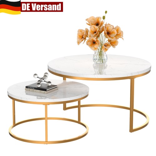 Couchtisch 2er set marmor - couchtisch,