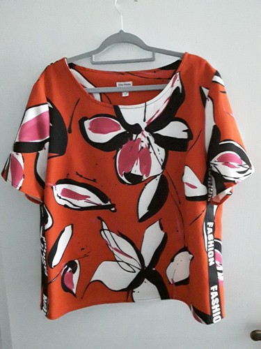 Bluse alba moda - 46,, rot-