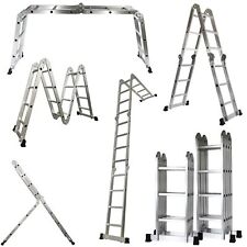 Multifunktionsleiter Leiter Mehrzweckleiter Vielzweckleiter 150kg Alu 3,6m/4,7 m