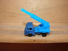 BAUFAHRZEUGE 2 D/EU 1978  - LEITERWAGEN  BLAU/ BLAUER AUFBAU UND SCHIEBELEITER 