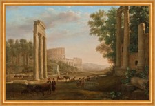 Capriccio with ruins of the Roman Forum Claude Lorrain Italien Rom B A2 01212