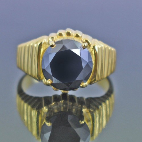 Karat schwarz diamant ring - 5,