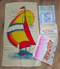 1 chinesisches Badetuch + 3 Handtücher ...  gebraucht, aber top