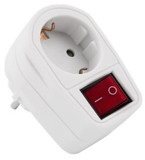 Steckdose mit Schalter