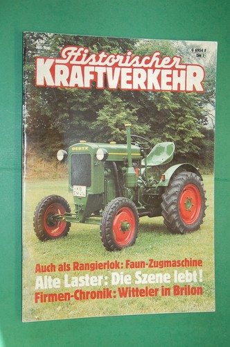 Historischer kraftverkehr - historischer,