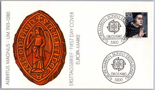Bund fdc bonn - bonn, 1980