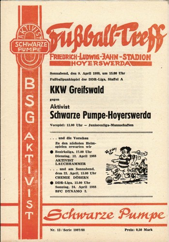 Ddr liga aktivist - ddr-liga, 87/88