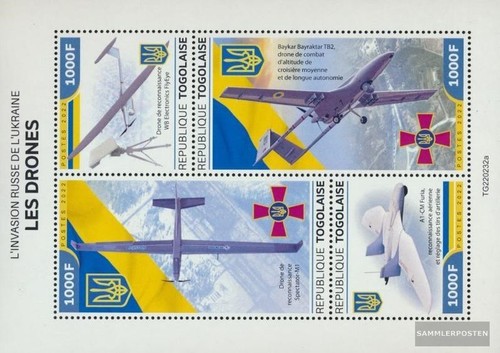 Togo kleinbogen postfrisch - kleinbogen,