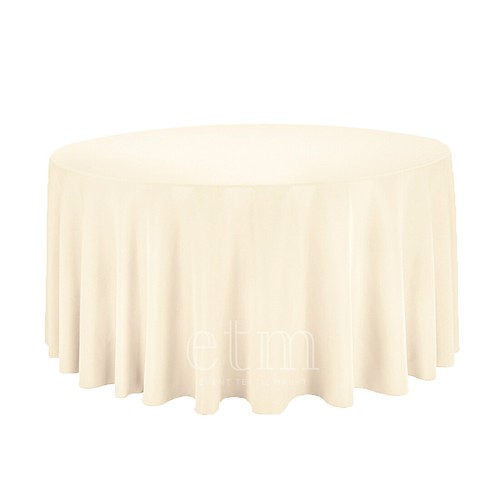 Tischdecke rund ø240cm - rund, creme