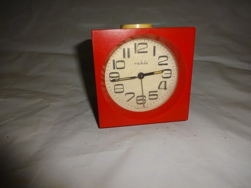 Ddr ruhla wecker rot - ddr,