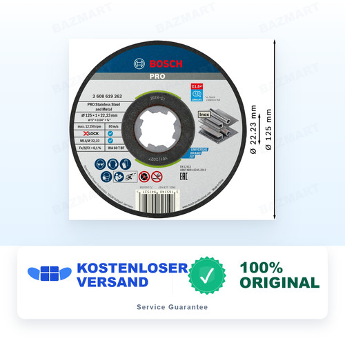 Bosch trennscheiben 125mm 10x - bosch,
